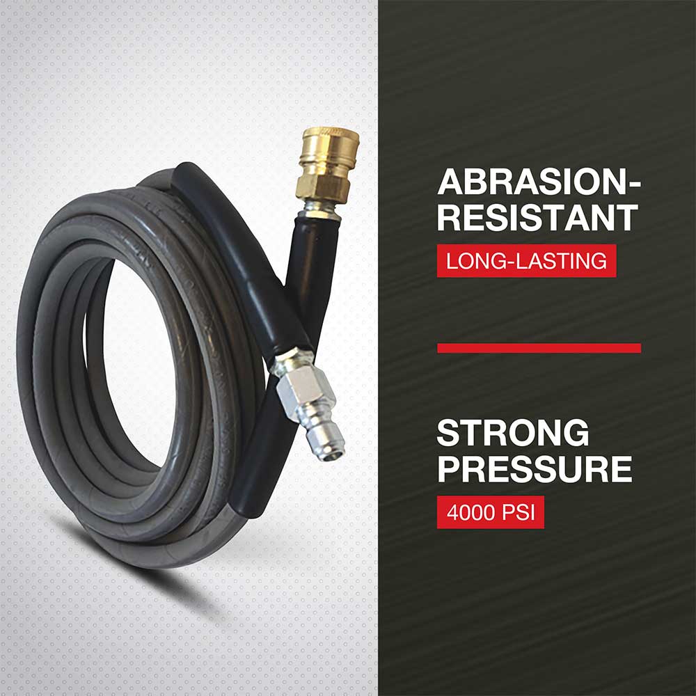 Northstar Nonmarking Pressure Washer Hose | 4000 PSI | 25-Ft.x 3/8-In.