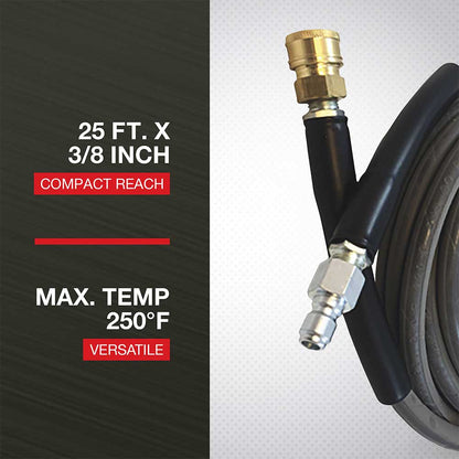 Northstar Nonmarking Pressure Washer Hose | 4000 PSI | 25-Ft.x 3/8-In.