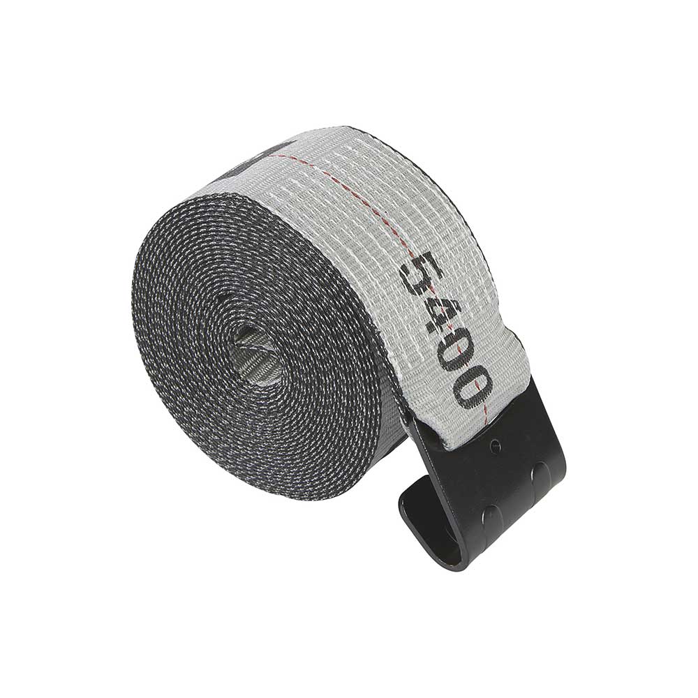 Ultra-Tow Winch Strap with Flat Hook | 5,400-Lb. Capacity | 4-In. X 30-Ft. | White