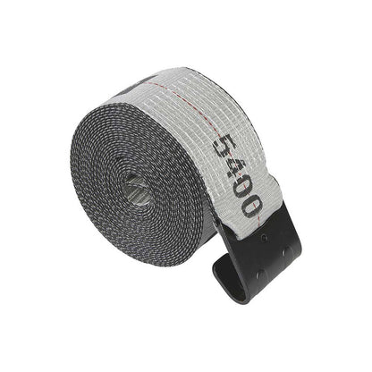 Ultra-Tow Winch Strap with Flat Hook | 5,400-Lb. Capacity | 4-In. X 30-Ft. | White