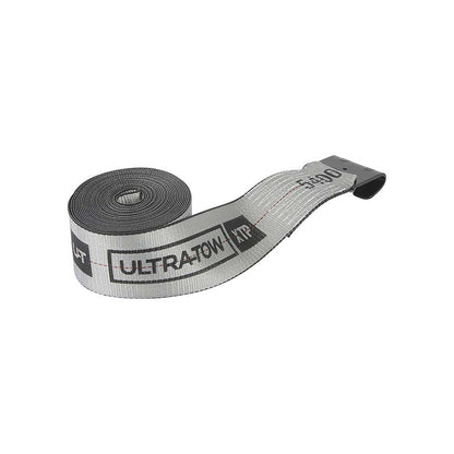 Ultra-Tow Winch Strap with Flat Hook | 5,400-Lb. Capacity | 4-In. X 30-Ft. | White