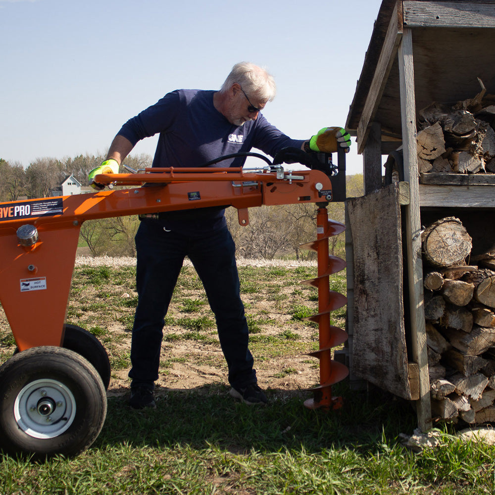 Brave Towable Auger | Hydraulic | Honda GX390