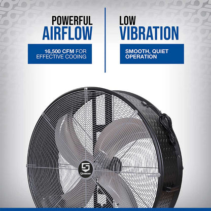 Strongway Direct Drive Drum Fan | 42-In. | 16,500 CFM | 5/8 HP