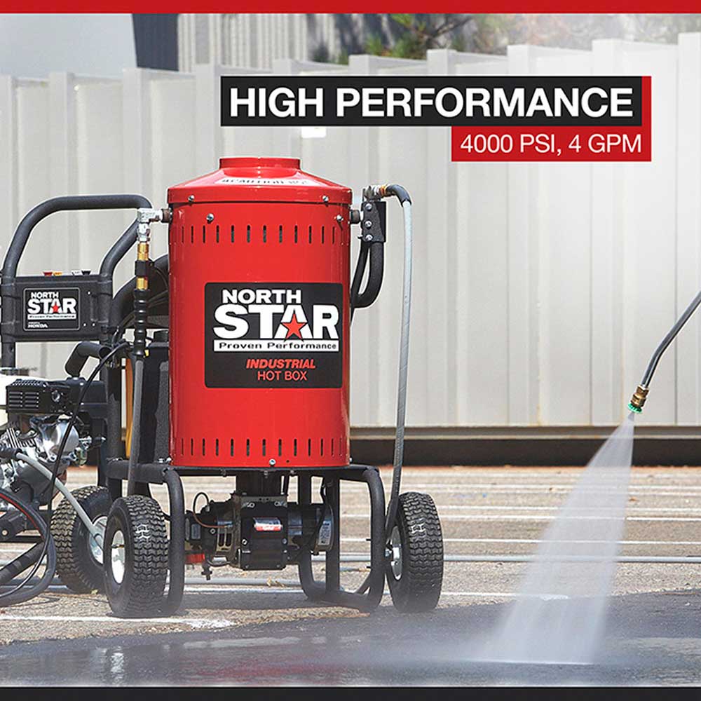 NorthStar Electric Hot Pressure Washer Add-on Unit | 4,000 PSI | 4 GPM | 115V