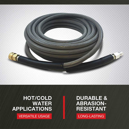 NorthStar Nonmarking Pressure Washer Hose | 4000 PSI | 50-Ft. x 3/8-In.