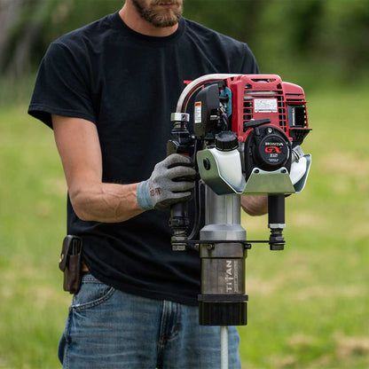 Titan Post Driver| Residential  | 2.5-In. Diameter | Gas-Powered Honda GX35