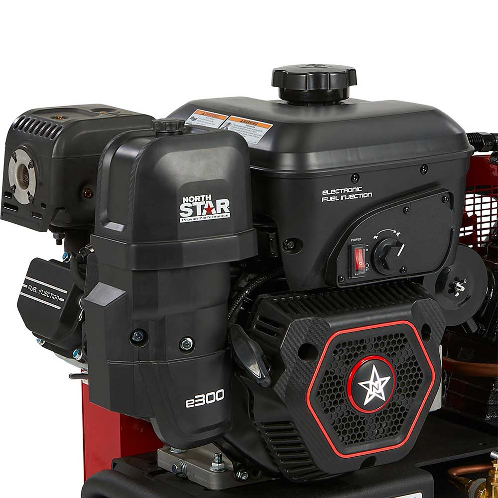 NorthStar Gas Powered Air Compressor | 8-Gal | 14.9 CFM @ 90 PSI | E300