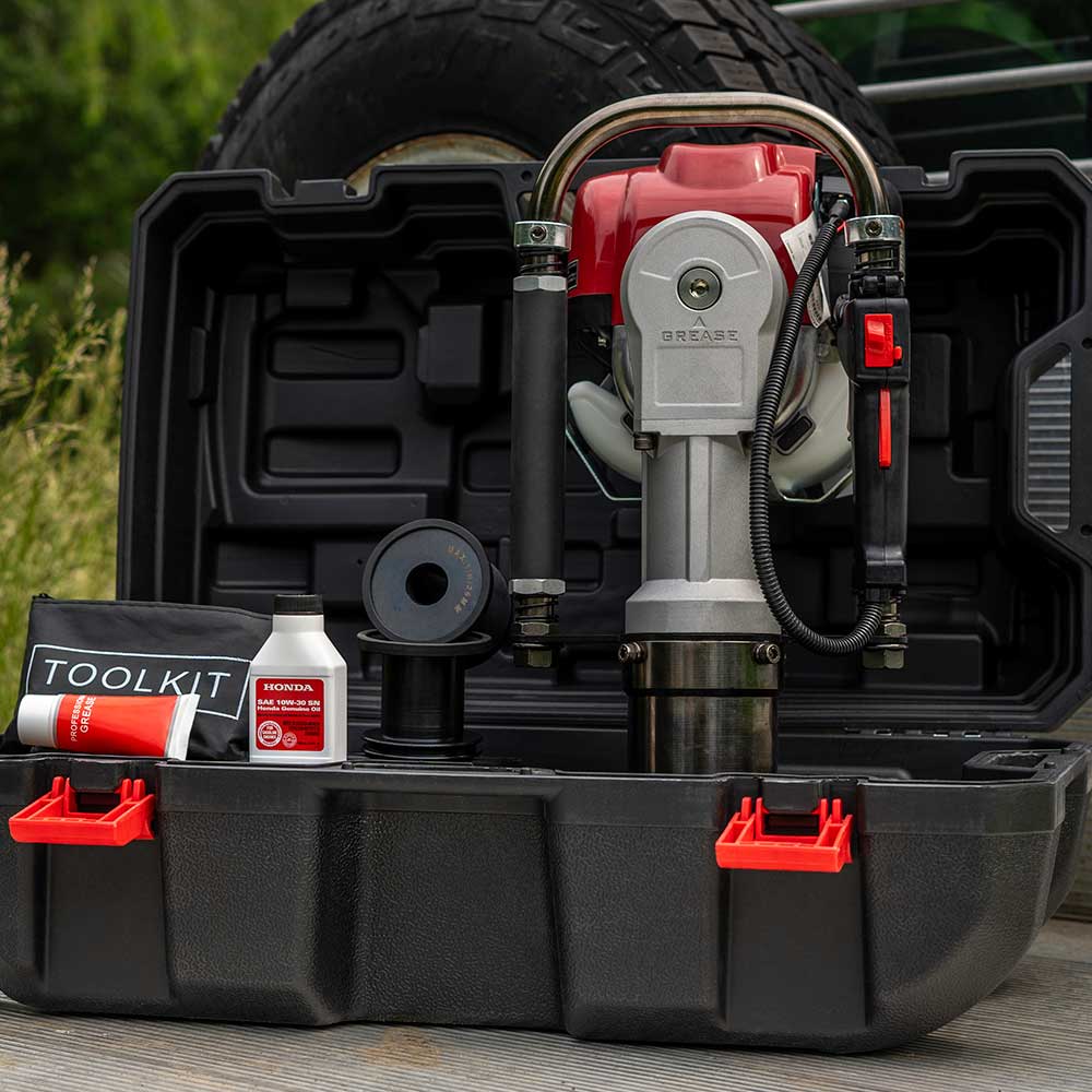 Titan Post Driver| Residential  | 2.5-In. Diameter | Gas-Powered Honda GX35