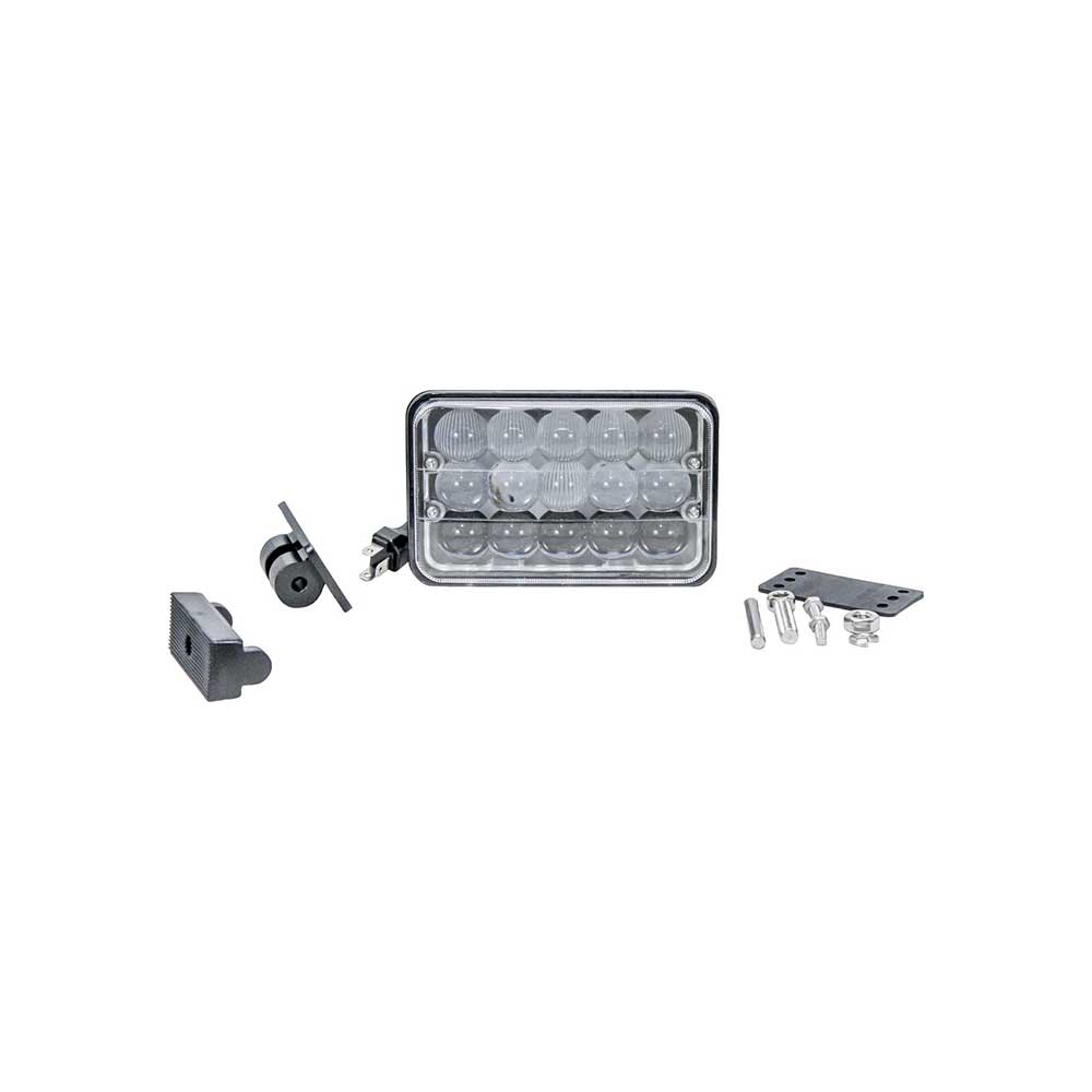 Tiger Lights | LED Driving Work Light | 6-In. x 4-In. Rectangular | Hi/Lo