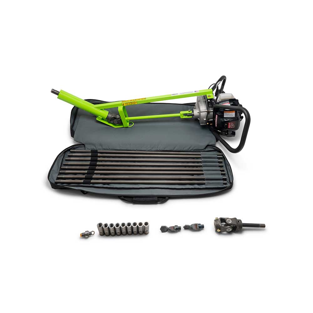 MiniTrencher SiBore Drill | MicroBore | Honda GX35 Engine