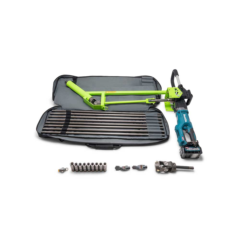 MiniTrencher SiBore Drill | MicroBore | MAKITA XGT Battery Powered