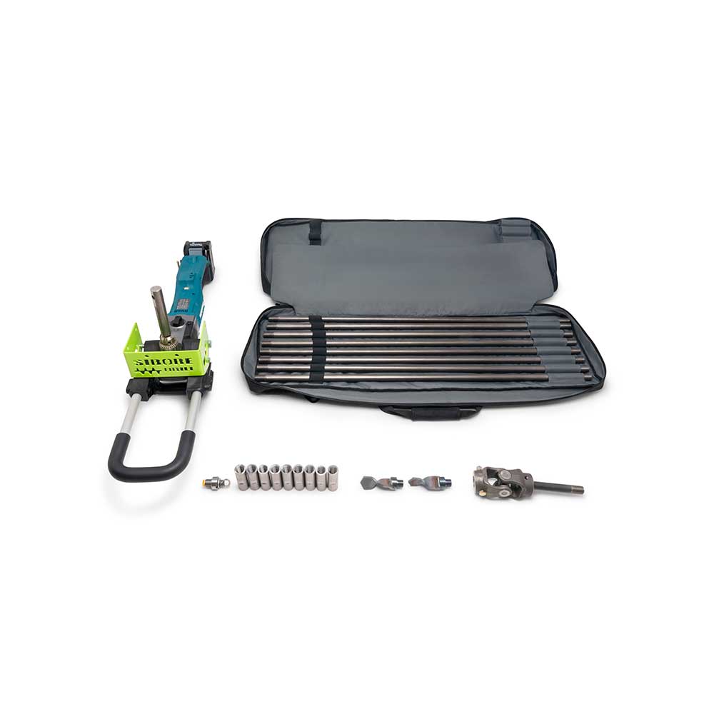 MiniTrencher SiBore Drill | MicroBore | MAKITA XGT Battery Powered