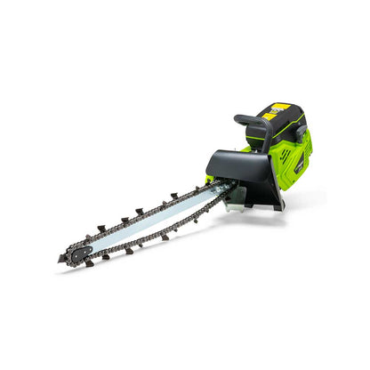 MiniTrencher GeoRipper Trencher | 2-Stroke Engine | 27-In. [700mm] Max. Depth w/ EZ Kart