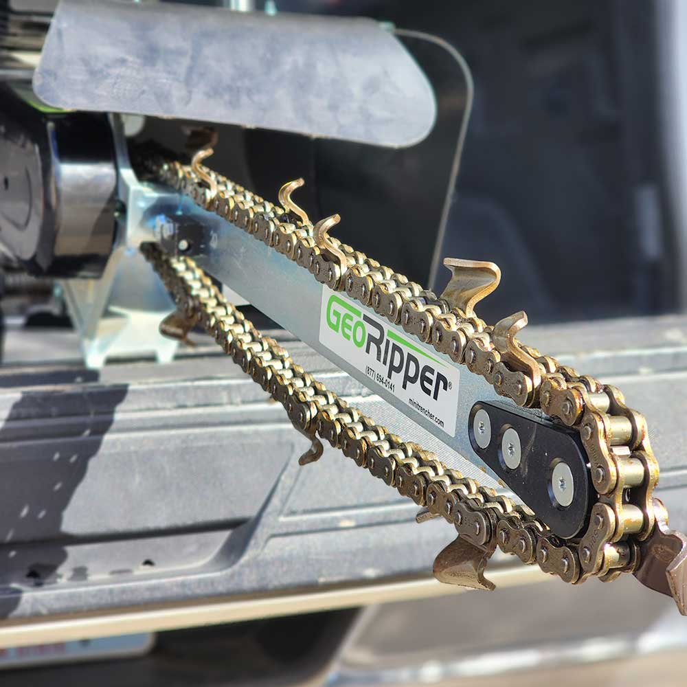 MiniTrencher GeoRipper Trencher | 2-Stroke Engine | 16-In. [400mm] Max. Depth