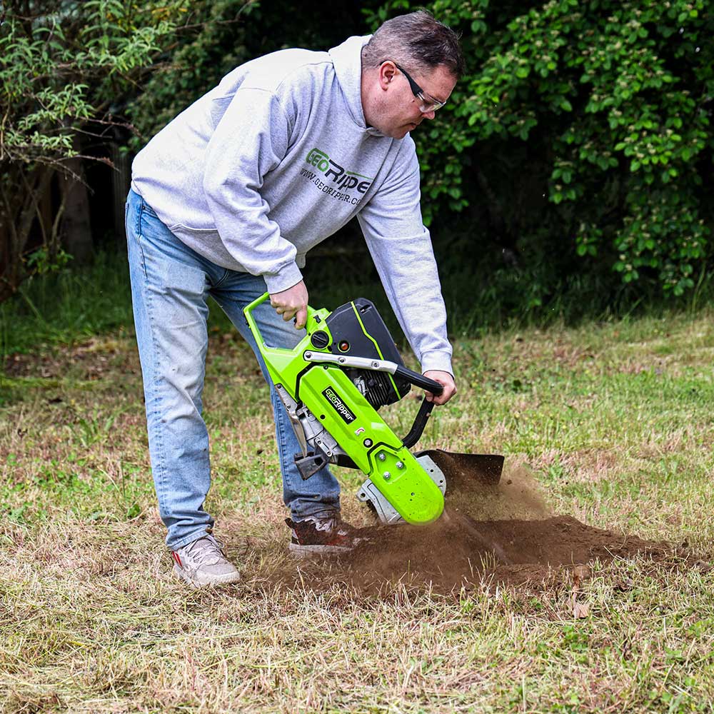 MiniTrencher GeoRipper Trencher | 2-Stroke Engine | 16-In. [400mm] Max. Depth