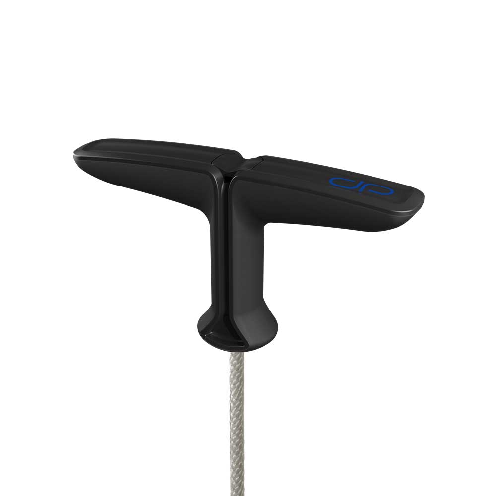 Large diamondgrip | 92-In. x 3.2mm diamondcord | Black