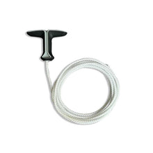 Small diamondgrip | 40-In. x 2.8mm diamondcord | Silver & Black