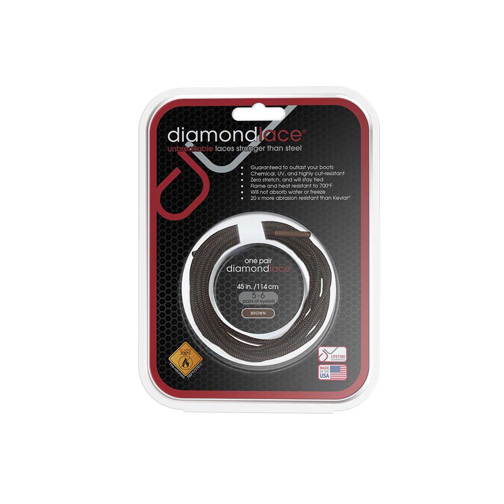 Diamondlace | 45-In. Brown | Fire Resistant