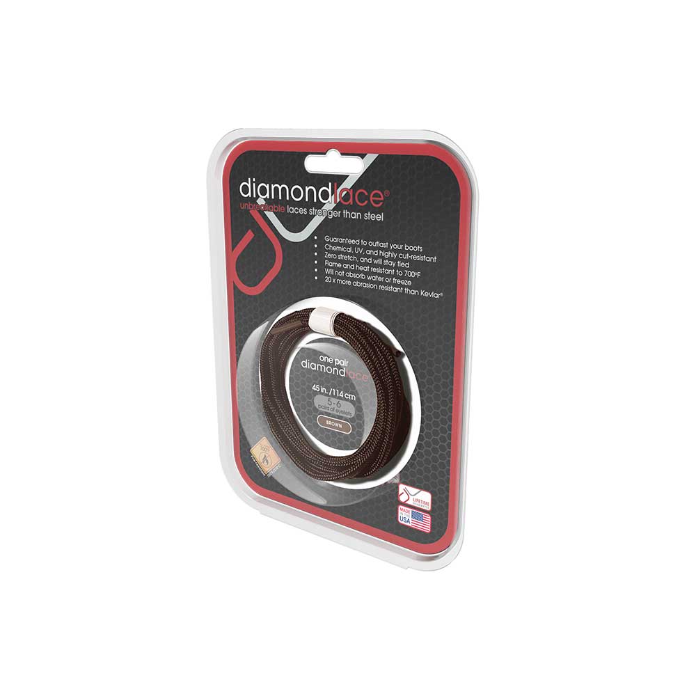 Diamondlace | 45-In. Brown | Fire Resistant