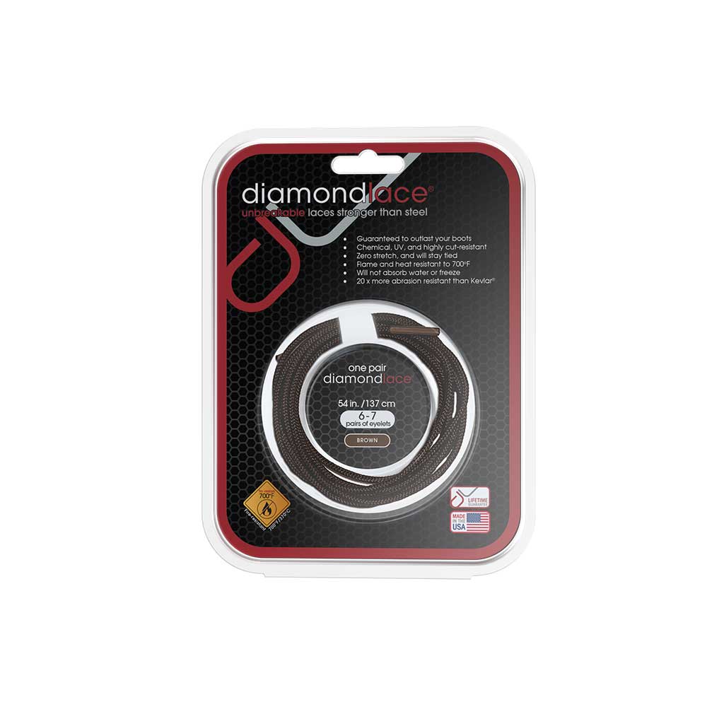 Diamondlace | 54-In. Brown | Fire Resistant