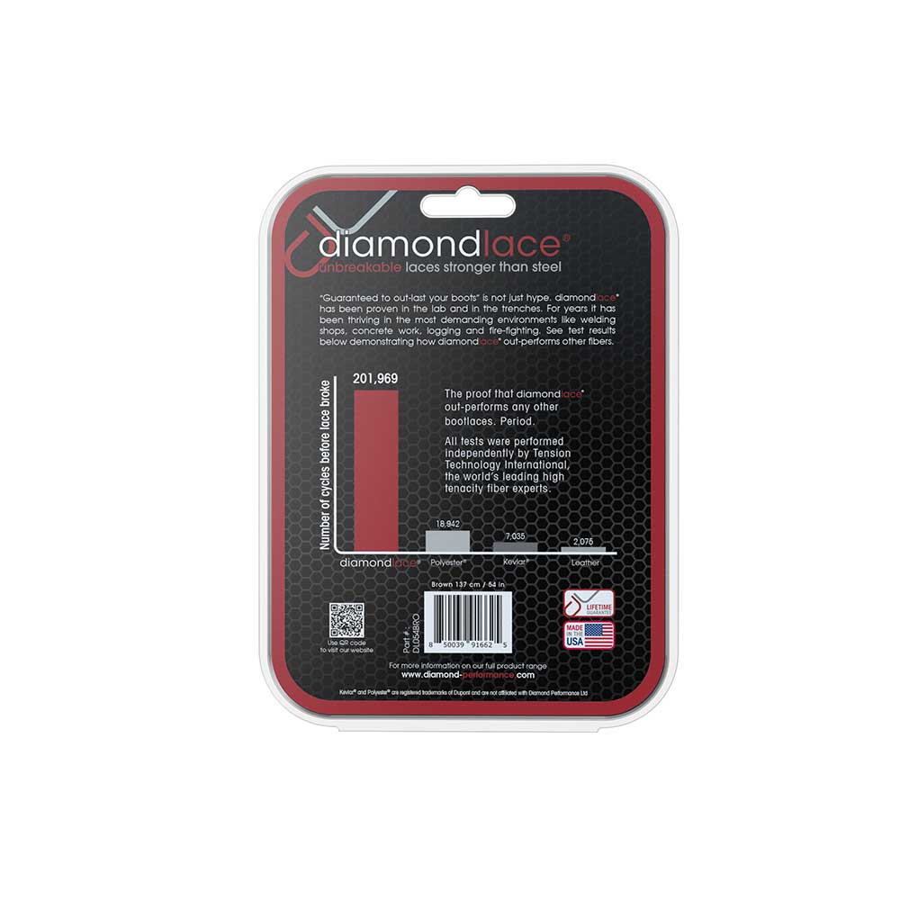 Diamondlace | 54-In. Brown | Fire Resistant