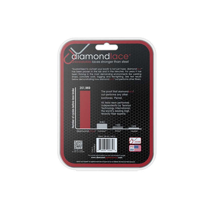 Diamondlace | 63-In. Black | Fire Resistant