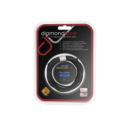 Diamondlace | 72-In. Black | Fire Resistant