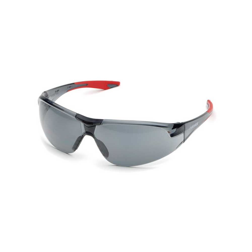 Delta Plus Avion Eyewear | Gray Hc/Pc Lens | Red Temple Tips