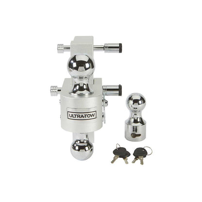Ultra-Tow Class IV Adjustable Ball Mount | Aluminum | 5-5/8-In. Drop & 6-1/2-In. Rise | 12,000-Lb.