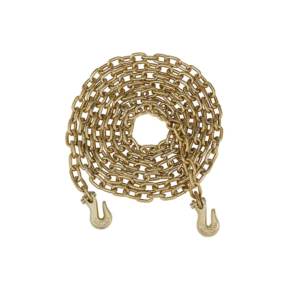 Ultra-Tow Truckers Chain w/ 2 G70 Clevis Hooks | 5/16-In. x 20-Ft. | 4,700-Lb. | NACM & DOT Cert