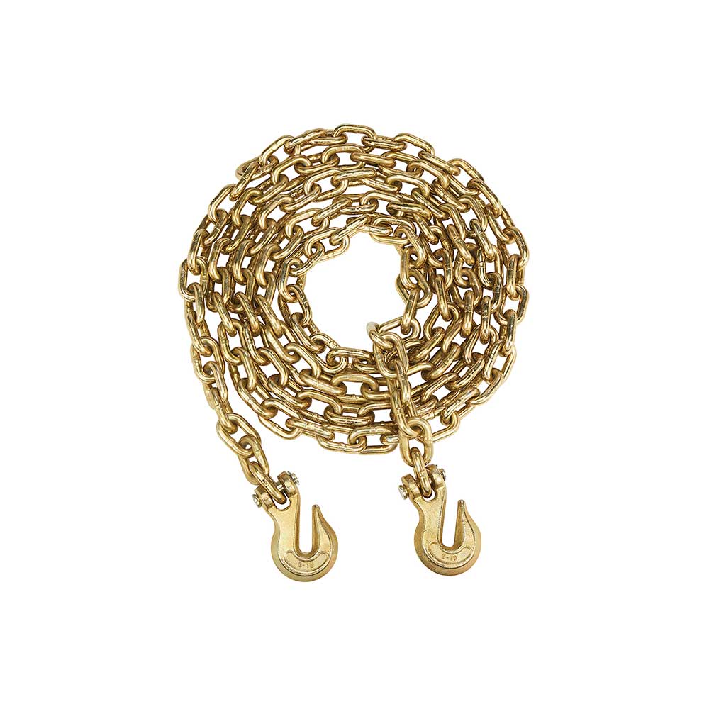Ultra-Tow Truckers Chain w/ 2 G70 Clevis Hooks | 1/2-In. x 20-Ft. | 11,300-Lb. | NACM & DOT Cert
