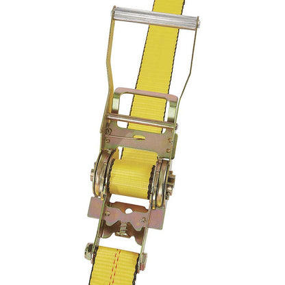Ultra-Tow Auto Self-Tension Ratchet Strap F-Hook | 2-In. x 27-Ft. | 3,300-Lb. - 10,000-Lb. | Yellow