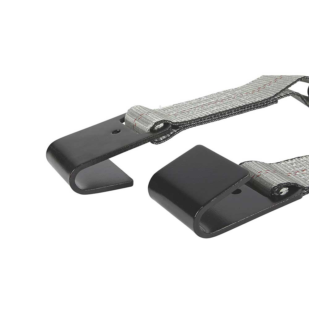 Ultra-Tow Ratchet Strap F-Hook | 2-In. x 27-Ft. | 3,300-Lb. - 10,000-Lb. | Gray