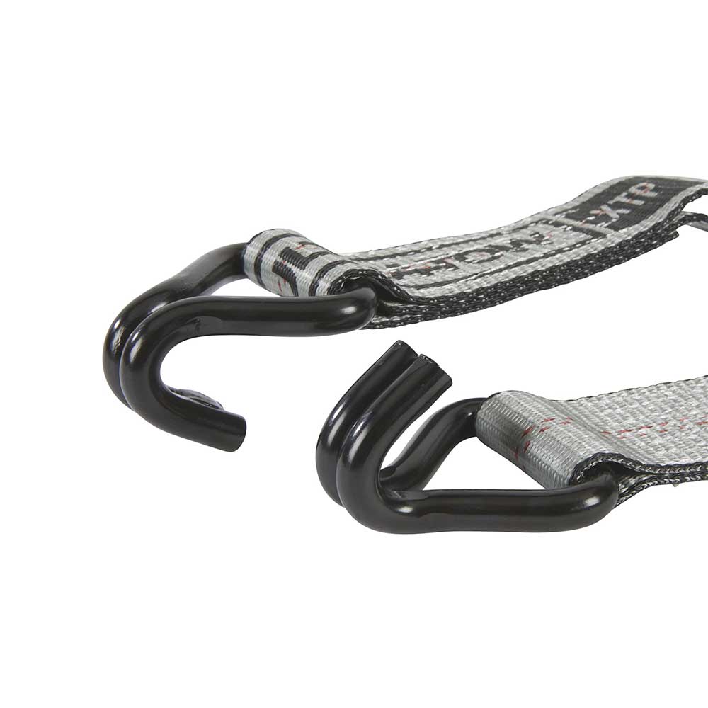 Ultra-Tow Ratchet Strap J-Hook | 2-In. x 27-Ft. | 3,300-Lb. - 10,000-Lb. | Gray