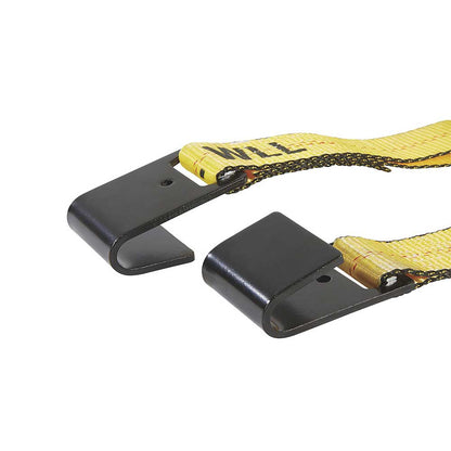 Ultra-Tow Auto Self-Tension Ratchet Strap F-Hook | 2-In. x 27-Ft. | 3,300-Lb. - 10,000-Lb. | Yellow
