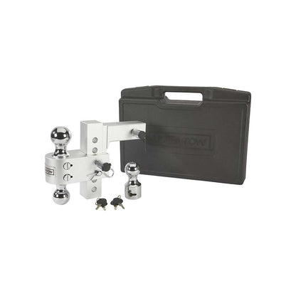 Ultra-Tow Class IV Adjustable Ball Mount | Aluminum | 5-5/8-In. Drop & 6-1/2-In. Rise | 12,000-Lb.