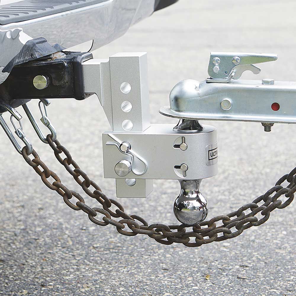 Ultra-Tow Class IV Adjustable Ball Mount | Aluminum | 5-5/8-In. Drop & 6-1/2-In. Rise | 12,000-Lb.