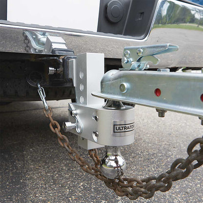 Ultra-Tow Class IV Adjustable Ball Mount | Aluminum | 5-5/8-In. Drop & 6-1/2-In. Rise | 12,000-Lb.
