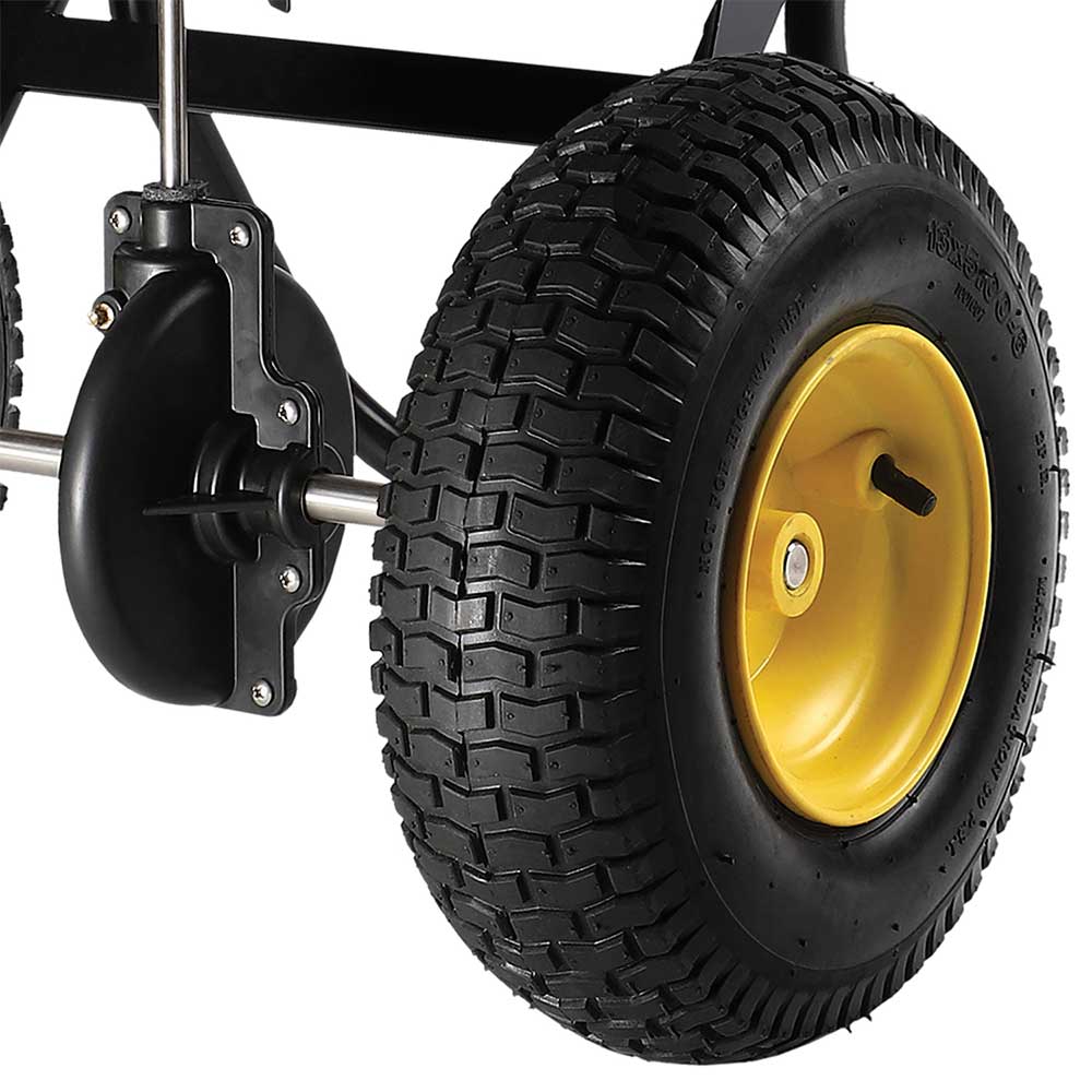 Spyker Commercial Push Spreader | Powder Coated | 13-In. Wheel | 50-Lb. Capacity