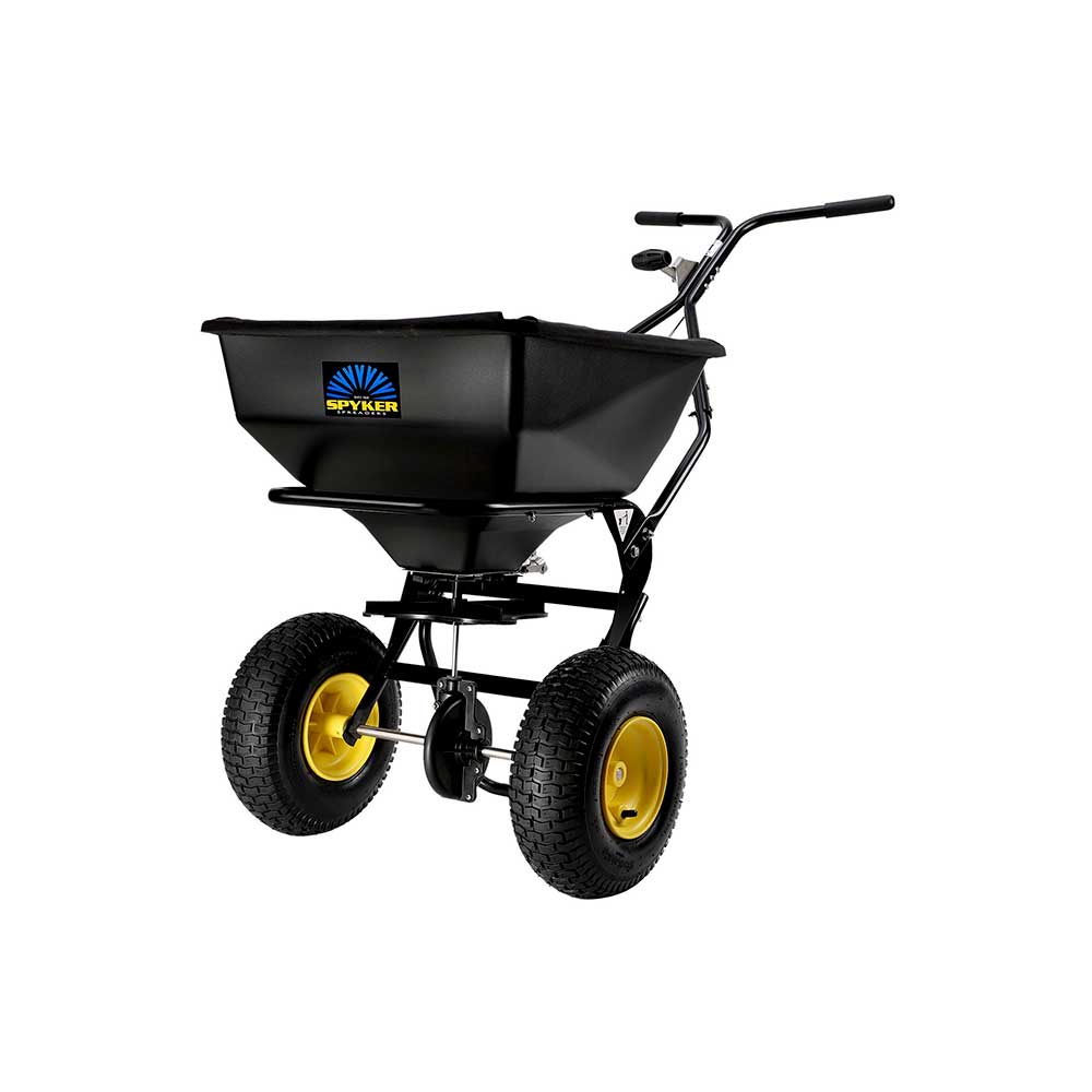 Spyker Commercial Push Spreader | Powder Coated | 80-Lb. Capacity