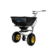 Spyker Commercial Push Spreader | Stainless Steel | 80-Lb. Capacity