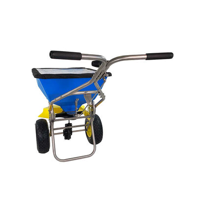 Spyker Commercial Push Spreader | ICE | Stainless Steel | 100-Lb. Capacity