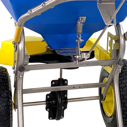 Spyker Commercial Push Spreader | ICE | Stainless Steel | 100-Lb. Capacity