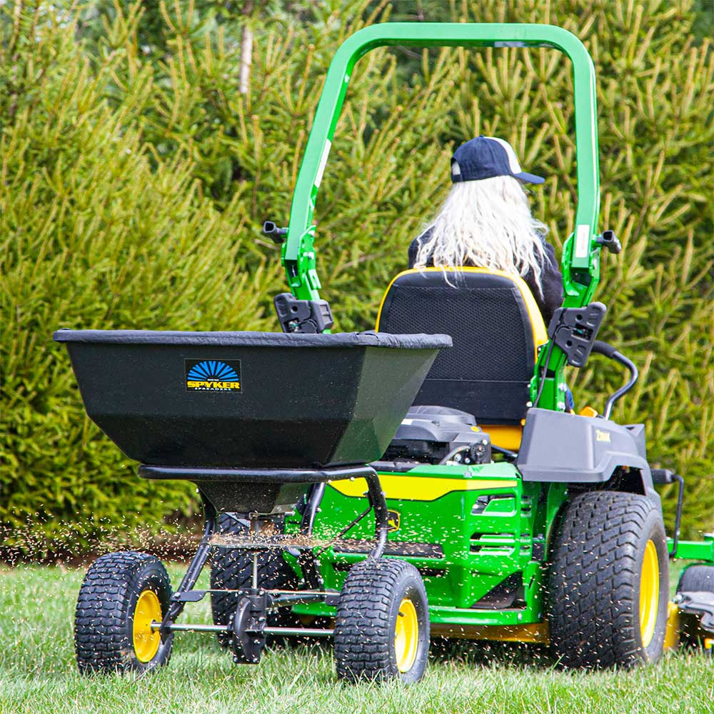 Spyker Commercial Tow-Behind Spreader | Powder Coated | 200-Lb. Capacity