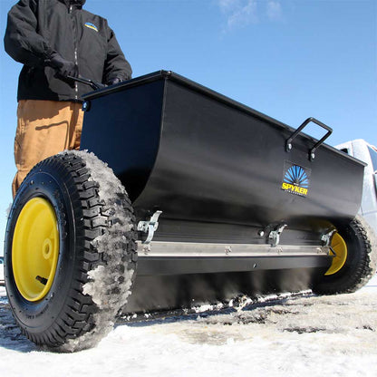 Spyker Commercial Drop Spreader | Powder Coated | 120-Lb. Capacity