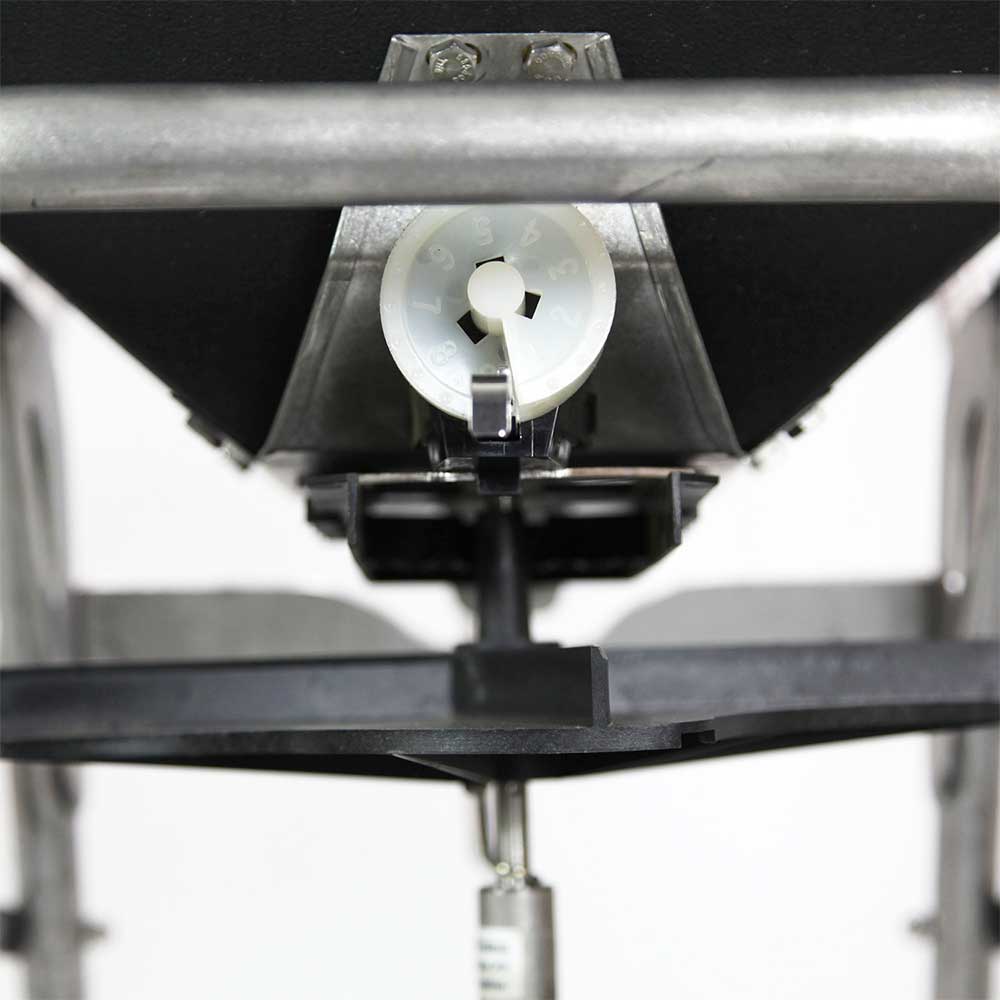 Commercial Push Spreader | Mulch & More | Stainless Steel |120 lbs. Capacity