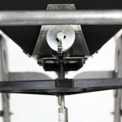 Commercial Push Spreader | Mulch & More | Stainless Steel |120 lbs. Capacity