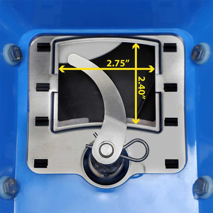 Spyker Commercial Push Spreader | ICE | Stainless Steel | 100-Lb. Capacity