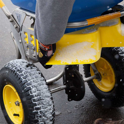 Spyker Commercial Push Spreader | ICE | Stainless Steel | 13-In. Wheel | 50-Lb. Capacity
