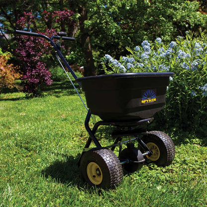 Spyker Light-Duty Push Spreader | Powder Coated | 50 Lb. Capacity